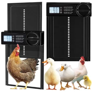 Automatic Chicken Coop Door Auto Duck Door Battery Powered Electric Chicken